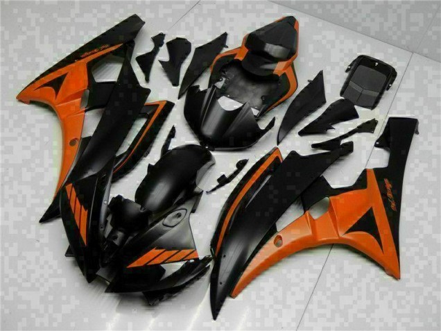 Inexpensive 2006-2007 Orange Black Yamaha YZF R6 Bike Fairing Inexpensive 2006-2007 Orange Black Yamaha YZF R6 Bike Fairing