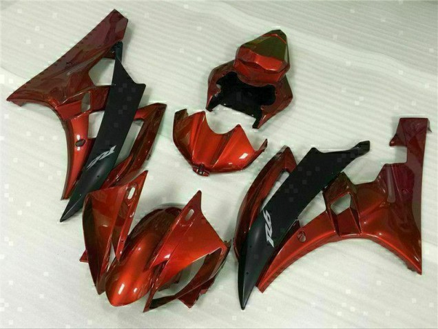 Inexpensive 2006-2007 Red Yamaha YZF R6 Replacement Motorcycle Fairings Inexpensive 2006-2007 Red Yamaha YZF R6 Replacement Motorcycle Fairings
