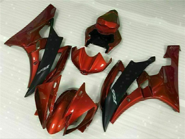 Inexpensive 2006-2007 Red Yamaha YZF R6 Replacement Motorcycle Fairings Inexpensive 2006-2007 Red Yamaha YZF R6 Replacement Motorcycle Fairings