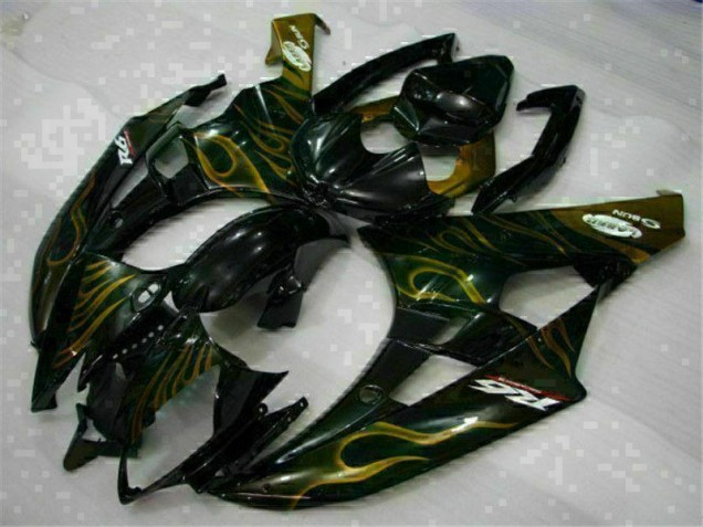 Inexpensive 2006-2007 Black Yamaha YZF R6 Bike Fairing Kit Inexpensive 2006-2007 Black Yamaha YZF R6 Bike Fairing Kit
