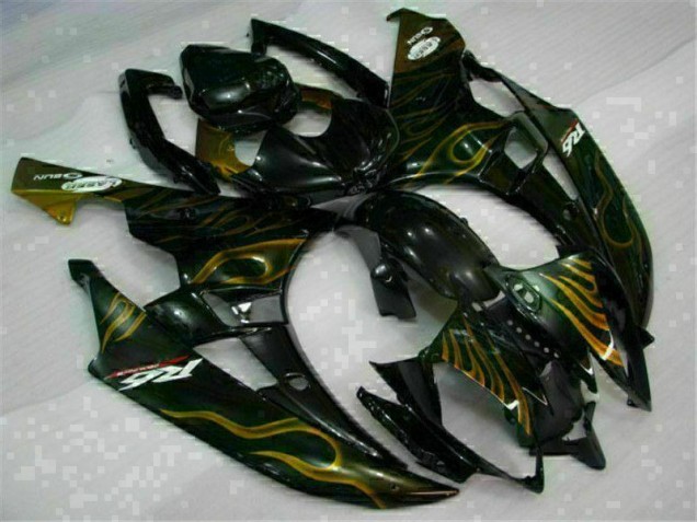 Inexpensive 2006-2007 Black Yamaha YZF R6 Bike Fairing Kit Inexpensive 2006-2007 Black Yamaha YZF R6 Bike Fairing Kit