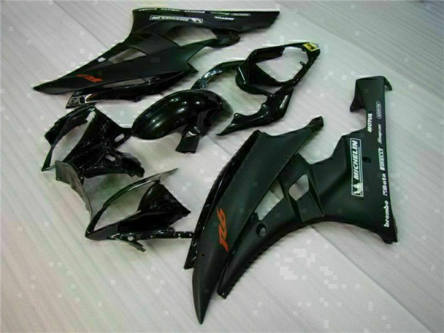 Inexpensive 2006-2007 Black Yamaha YZF R6 Motorbike Fairing Kits Inexpensive 2006-2007 Black Yamaha YZF R6 Motorbike Fairing Kits
