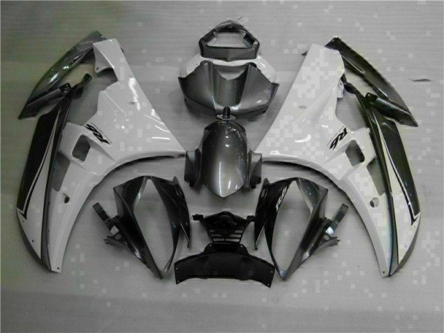 Inexpensive 2006-2007 White Silver Yamaha YZF R6 Moto Fairings Inexpensive 2006-2007 White Silver Yamaha YZF R6 Moto Fairings