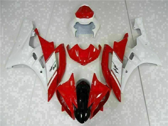 Inexpensive 2006-2007 Red White Yamaha YZF R6 Motorcyle Fairings Inexpensive 2006-2007 Red White Yamaha YZF R6 Motorcyle Fairings