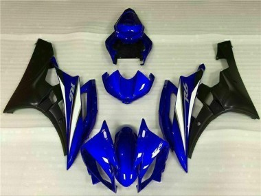 Inexpensive 2006-2007 Blue Yamaha YZF R6 Motorcylce Fairings