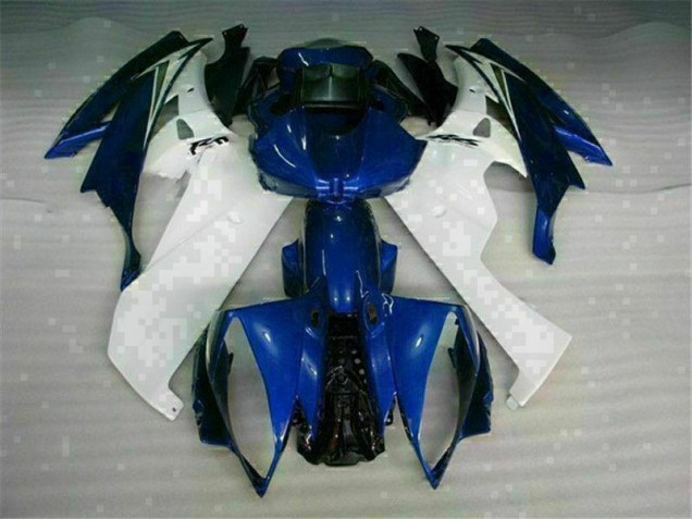 Inexpensive 2006-2007 White Blue Yamaha YZF R6 Bike Fairings Inexpensive 2006-2007 White Blue Yamaha YZF R6 Bike Fairings