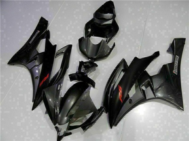 Inexpensive 2006-2007 Grey Black Yamaha YZF R6 Motorcycle Bodywork Inexpensive 2006-2007 Grey Black Yamaha YZF R6 Motorcycle Bodywork