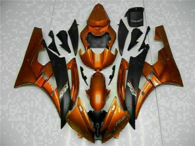 Inexpensive 2006-2007 Orange Yamaha YZF R6 Motorbike Fairing Kits Inexpensive 2006-2007 Orange Yamaha YZF R6 Motorbike Fairing Kits