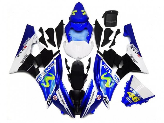 Inexpensive 2006-2007 Blue Black White Yamaha YZF R6 Motor Fairings Inexpensive 2006-2007 Blue Black White Yamaha YZF R6 Motor Fairings