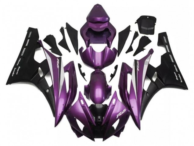 Inexpensive 2006-2007 Purple Black Yamaha YZF R6 Motorcylce Fairings Inexpensive 2006-2007 Purple Black Yamaha YZF R6 Motorcylce Fairings