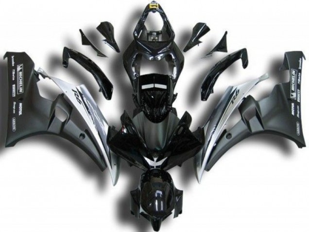 Inexpensive 2006-2007 Black White Yamaha YZF R6 Replacement Fairings Inexpensive 2006-2007 Black White Yamaha YZF R6 Replacement Fairings