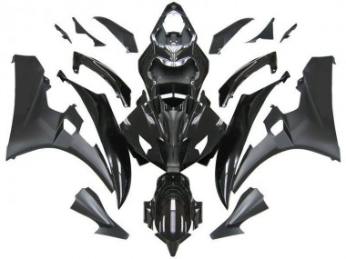 Inexpensive 2006-2007 Contrast Black Yamaha YZF R6 Bike Fairings