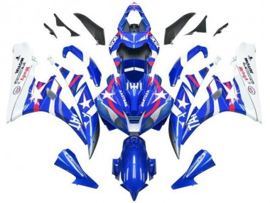 Inexpensive 2006-2007 Blue Star Fiat Yamaha YZF R6 Replacement Motorcycle Fairings