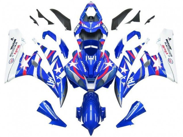 Inexpensive 2006-2007 Blue Star Fiat Yamaha YZF R6 Replacement Motorcycle Fairings Inexpensive 2006-2007 Blue Star Fiat Yamaha YZF R6 Replacement Motorcycle Fairings