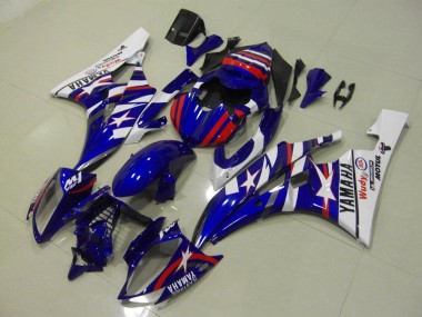 Inexpensive 2006-2007 Red Blue Star Yamaha YZF R6 Bike Fairings