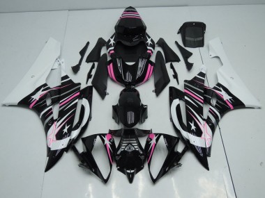 Inexpensive 2006-2007 Pink Star Yamaha YZF R6 Bike Fairings