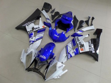 Inexpensive 2006-2007 Blue Blue White ENEOS Yamaha YZF R6 Motorbike Fairing