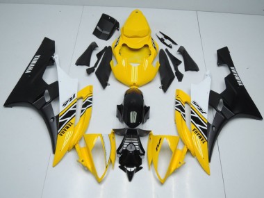 Inexpensive 2006-2007 Yellow OEM Style Yamaha YZF R6 Motorcycle Fairings Kits