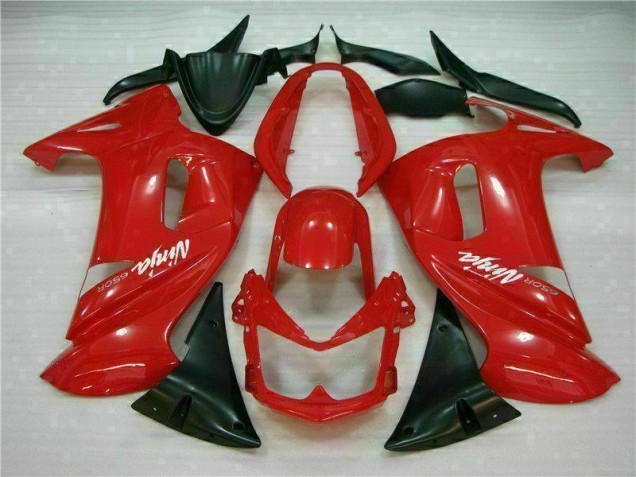Inexpensive 2006-2008 Glossy Red Kawasaki EX650 Motorbike Fairing Inexpensive 2006-2008 Glossy Red Kawasaki EX650 Motorbike Fairing