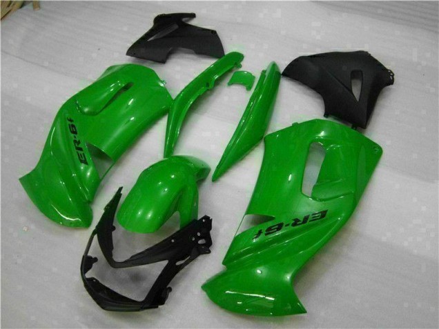 Inexpensive 2006-2008 Green Kawasaki EX650 Motorcycle Fairing Kit Inexpensive 2006-2008 Green Kawasaki EX650 Motorcycle Fairing Kit