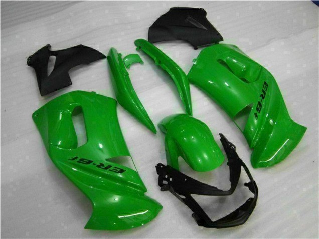 Inexpensive 2006-2008 Green Kawasaki EX650 Motorcycle Fairing Kit Inexpensive 2006-2008 Green Kawasaki EX650 Motorcycle Fairing Kit