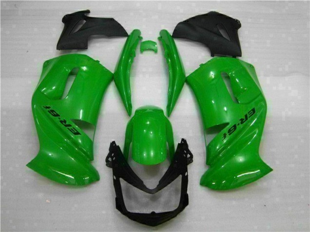 Inexpensive 2006-2008 Green Kawasaki EX650 Motorcycle Fairing Kit Inexpensive 2006-2008 Green Kawasaki EX650 Motorcycle Fairing Kit