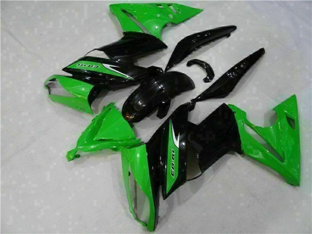 Inexpensive 2006-2008 Green Black Kawasaki EX650 Bike Fairings & Bodywork Inexpensive 2006-2008 Green Black Kawasaki EX650 Bike Fairings & Bodywork