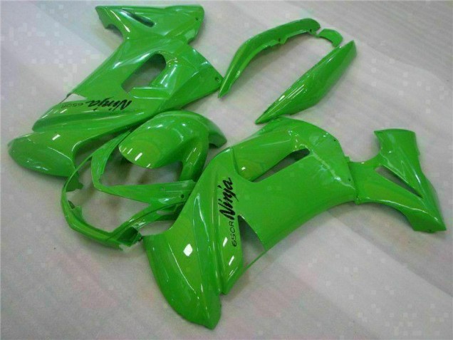Inexpensive 2006-2008 Green Kawasaki EX650 Bike Fairing Inexpensive 2006-2008 Green Kawasaki EX650 Bike Fairing
