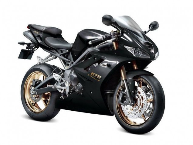 Inexpensive 2006-2008 Black Triumph Daytona 675 Triple Motorcycle Fairing