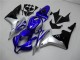 Inexpensive 2007-2008 Blue Silver Black Honda CBR600RR Replacement Motorcycle Fairings