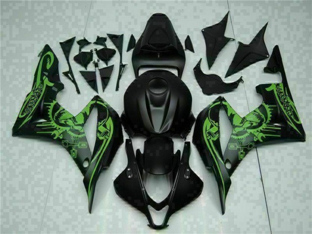 Inexpensive 2007-2008 Black Green Honda CBR600RR Motorcycle Fairing Kits Inexpensive 2007-2008 Black Green Honda CBR600RR Motorcycle Fairing Kits