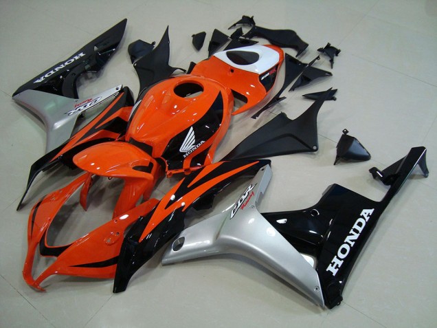 Inexpensive 2007-2008 Orange Silver Black Honda CBR600RR Motorcyle Fairings Inexpensive 2007-2008 Orange Silver Black Honda CBR600RR Motorcyle Fairings