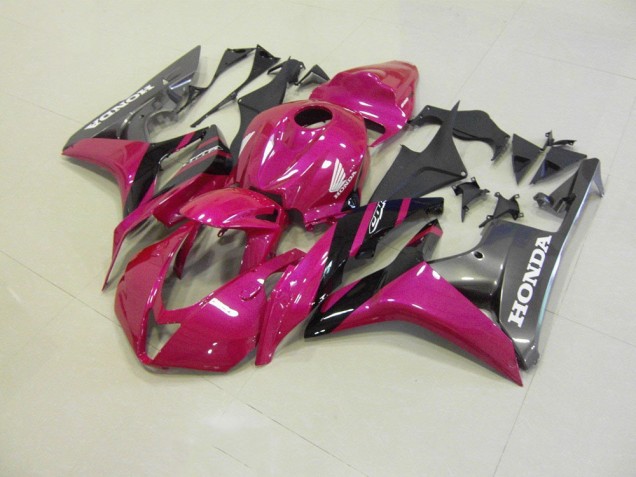 Inexpensive 2007-2008 Pink Grey Race Honda CBR600RR Motorcycle Fairings