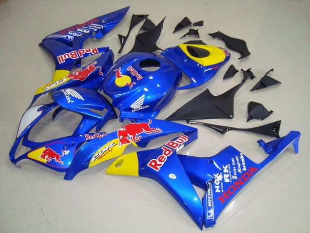 Inexpensive 2007-2008 Red Bull Honda CBR600RR Motorcycle Fairing Kit
