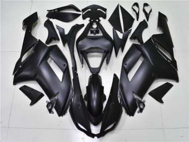 Inexpensive 2007-2008 Matte Black Kawasaki ZX6R Bike Fairing Kit