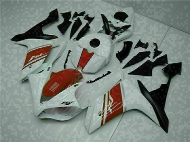Inexpensive 2007-2008 White Yamaha YZF R1 Motorcycle Fairing