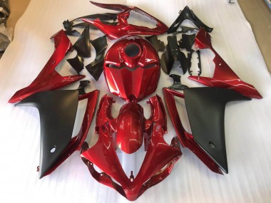 Inexpensive 2007-2008 Matte Black Red Yamaha YZF R1 Motorbike Fairing Kits