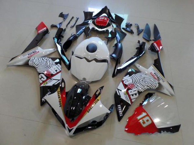 Inexpensive 2007-2008 Black White Red Yamaha YZF R1 Motor Fairings Inexpensive 2007-2008 Black White Red Yamaha YZF R1 Motor Fairings