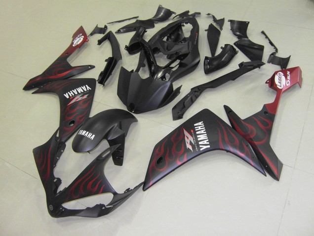 Inexpensive 2007-2008 Matte Red Flame Yamaha YZF R1 Motor Bike Fairings Inexpensive 2007-2008 Matte Red Flame Yamaha YZF R1 Motor Bike Fairings