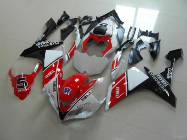 Inexpensive 2007-2008 Red White Stickers Yamaha YZF R1 Motorbike Fairing Kits