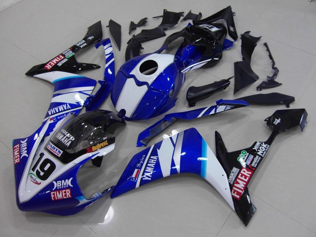 Inexpensive 2007-2008 White Blue Yamaha YZF R1 Moto Fairings Inexpensive 2007-2008 White Blue Yamaha YZF R1 Moto Fairings