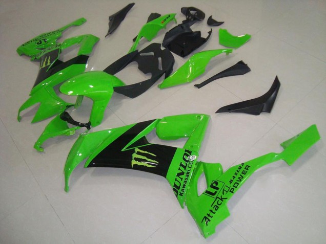 Inexpensive 2008-2010 Green Monster Kawasaki ZX10R Motorbike Fairings Inexpensive 2008-2010 Green Monster Kawasaki ZX10R Motorbike Fairings