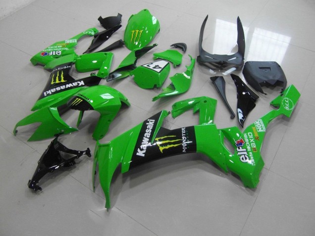 Inexpensive 2008-2010 Green Monster 41 Kawasaki ZX10R Motorcycle Fairing Inexpensive 2008-2010 Green Monster 41 Kawasaki ZX10R Motorcycle Fairing
