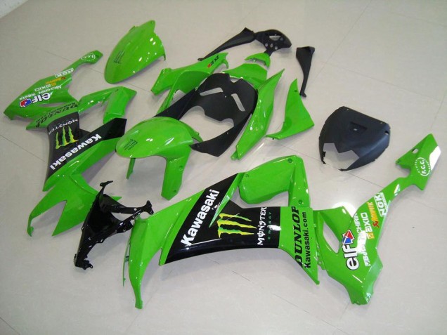 Inexpensive 2008-2010 Green Monster Kawasaki ZX10R Motor Bike Fairings Inexpensive 2008-2010 Green Monster Kawasaki ZX10R Motor Bike Fairings