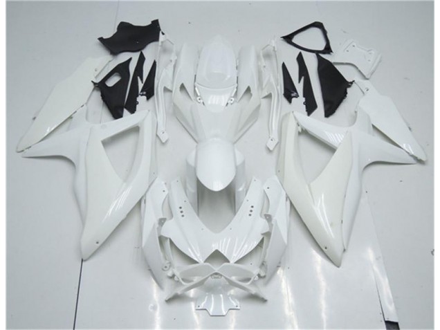 Inexpensive 2008-2010 White Suzuki GSXR 600/750 Motorcyle Fairings Inexpensive 2008-2010 White Suzuki GSXR 600/750 Motorcyle Fairings