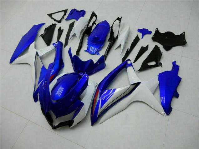 Inexpensive 2008-2010 Blue White Suzuki GSXR 600/750 Motorcycle Fairing Kit