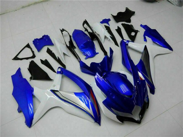 Inexpensive 2008-2010 Blue White Suzuki GSXR 600/750 Motorcycle Fairing Kit