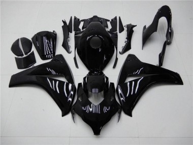 Inexpensive 2008-2011 Glossy Black Honda CBR1000RR Motorcycle Fairing Kits & Plastic Bodywork MF0325