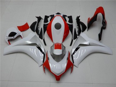 Inexpensive 2008-2011 White Red Honda CBR1000RR Motorcylce Fairings