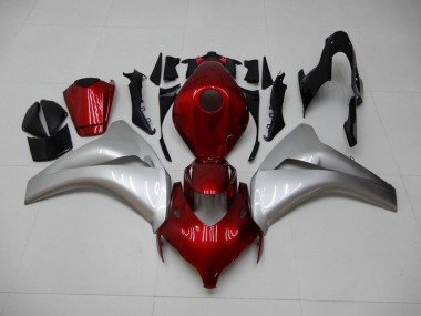 Inexpensive 2008-2011 Red Silver Honda CBR1000RR Motorbike Fairings